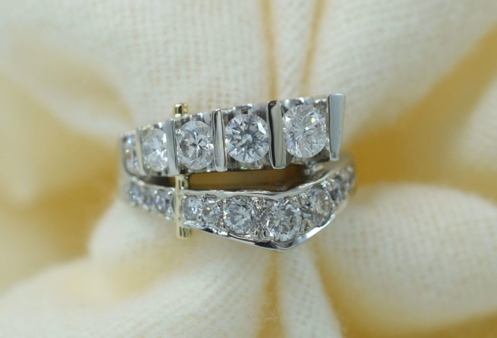 Winnipeg Custom Jewellery Journal Cascading Diamond Ring Omori Diamonds