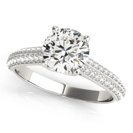 Side-Stone Engagement Rings