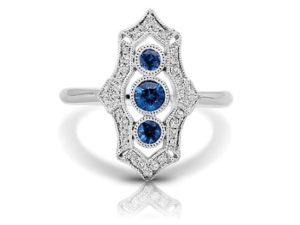 vintage sapphire engagement rings winnipeg