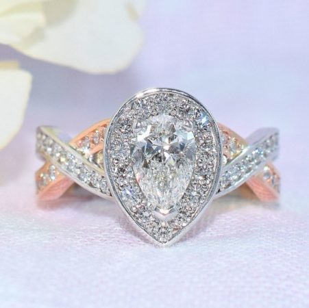 vintage rose gold engagement rings winnipeg