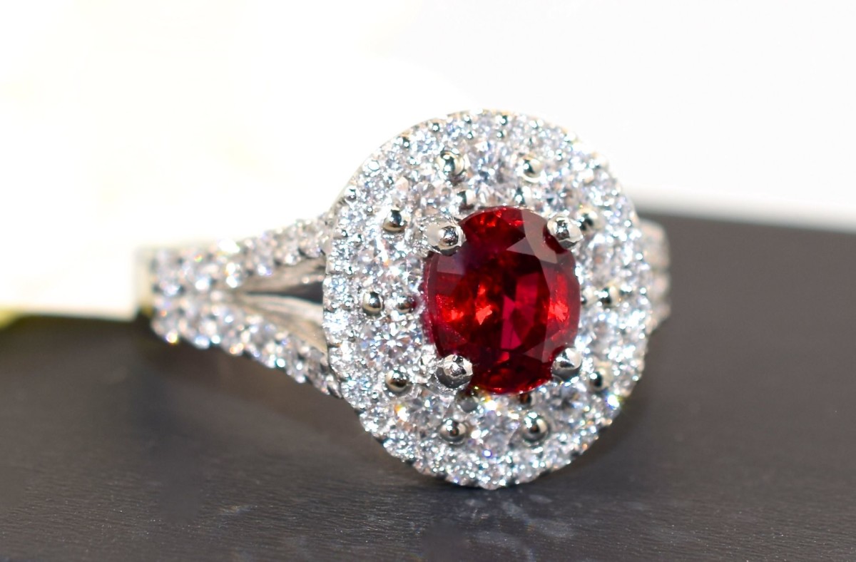 Custom Jewellery Winnipeg Blog Ruby and Platinum Custom Ring Omori Diamonds inc.