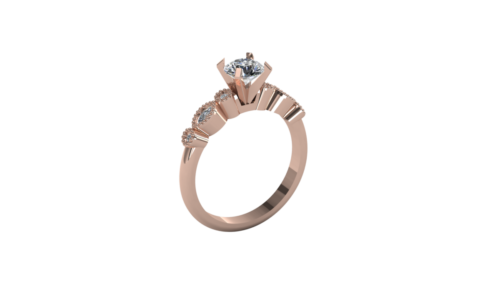 custom vintage engagement rings winnipeg wedding