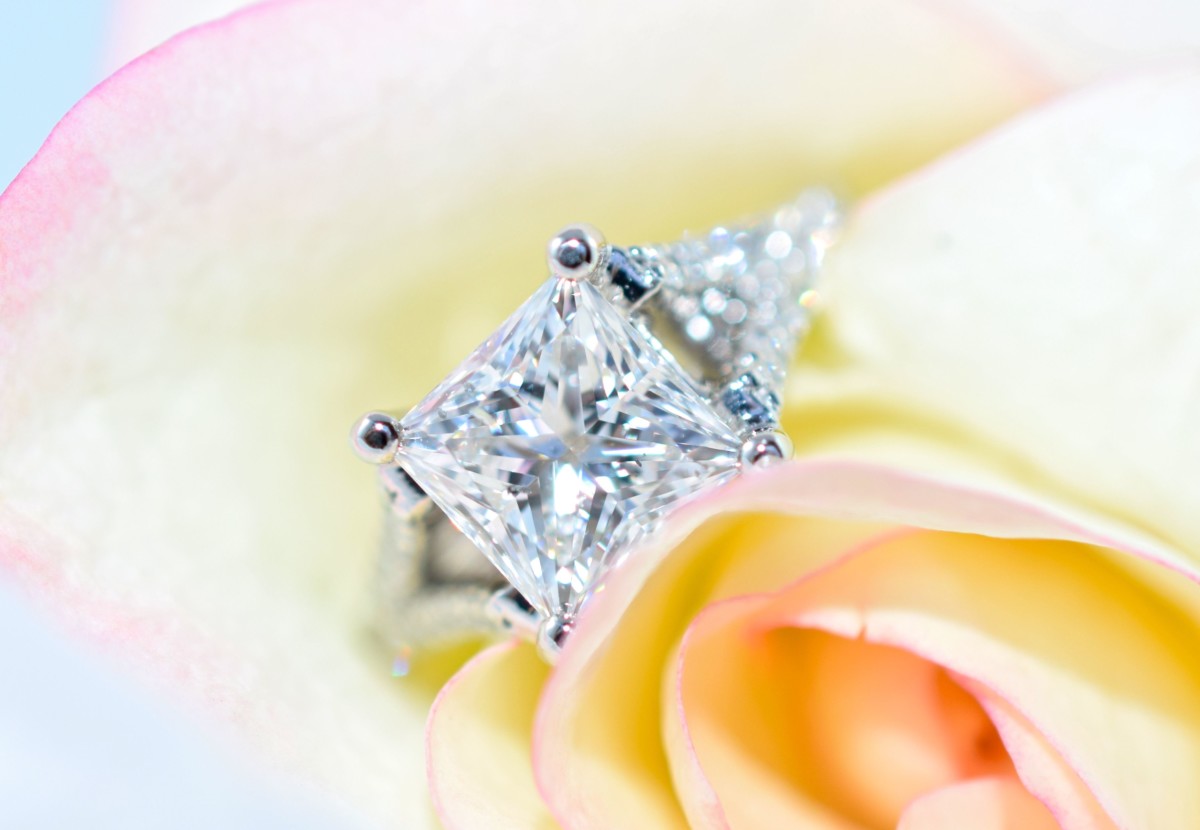 Winnipeg Engagement Ring Journal 7 Platinum Princess Cut Diamond