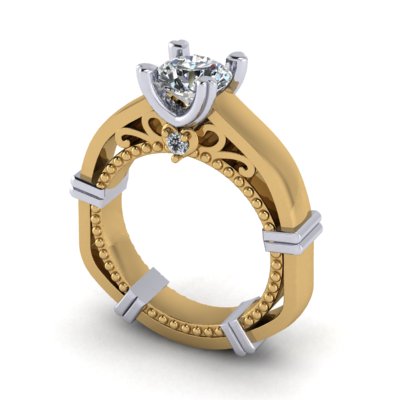 winnipeg custom vintage engagement ring