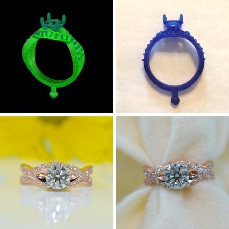 custom diamond ring design