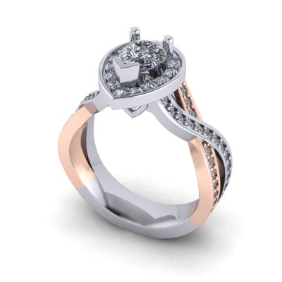 rose gold diamond engagement rings winnipeg