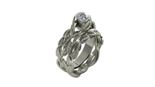 leaf wedding rings winnipeg
