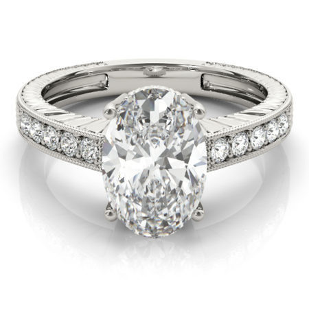 celebrity oval engagement ring