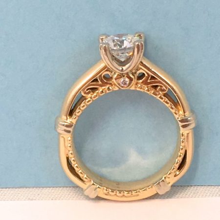 custom made vintage engagement rings