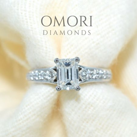 emerald cut engagement rings