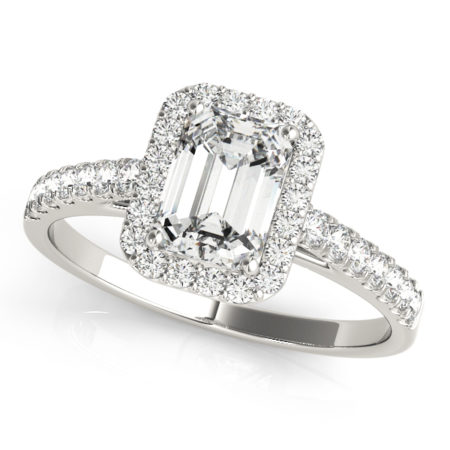 halo emerald cut engagement rings winnipeg