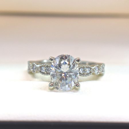 oval vintage engagement ring