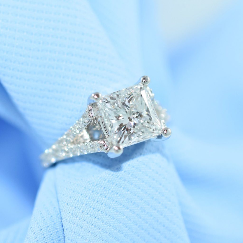 Princess Cut Engagement Rings Omori Diamonds inc.