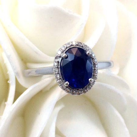 royal sapphire engagement ring