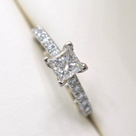 side stone princess cut engagement rings winnipeg
