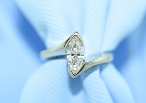 unique marquise diamond engagement ring