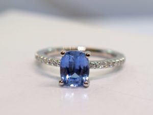 sapphire and diamond engagement rings