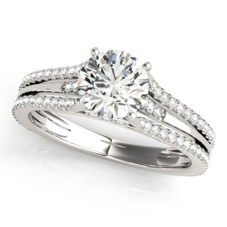 side stone engagement ring