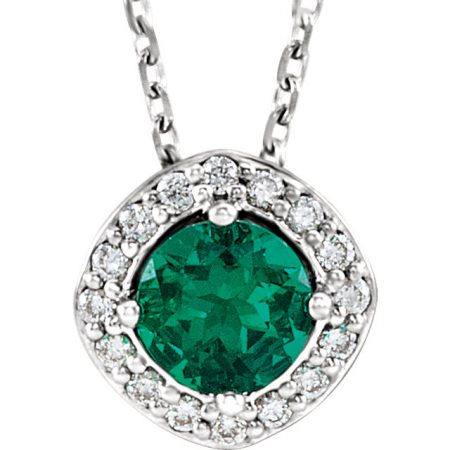 emerald pendant