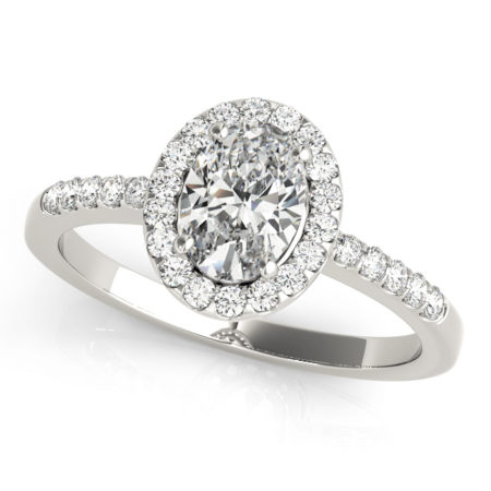 oval engagement ring diamonds