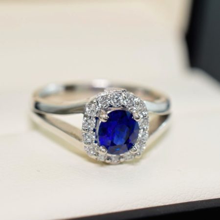 sapphire custom jewelry in winnipeg