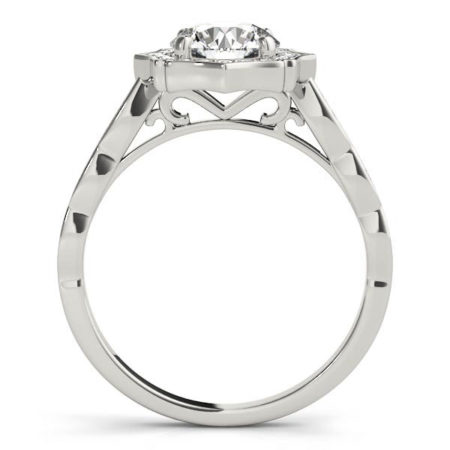 vintage halo rings