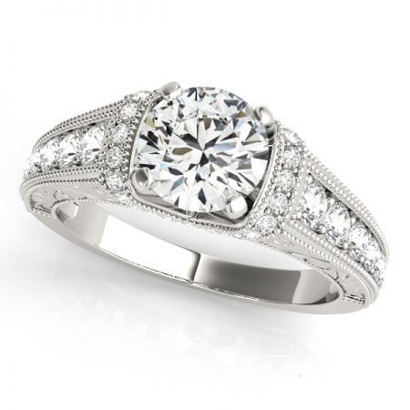 Side-Stone Engagement Rings