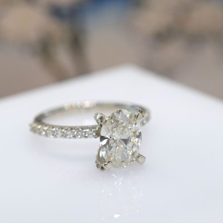 oval engagement ring omori diamonds