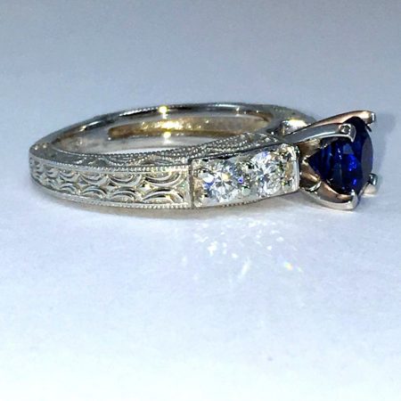 sapphire winnipeg engagement ring