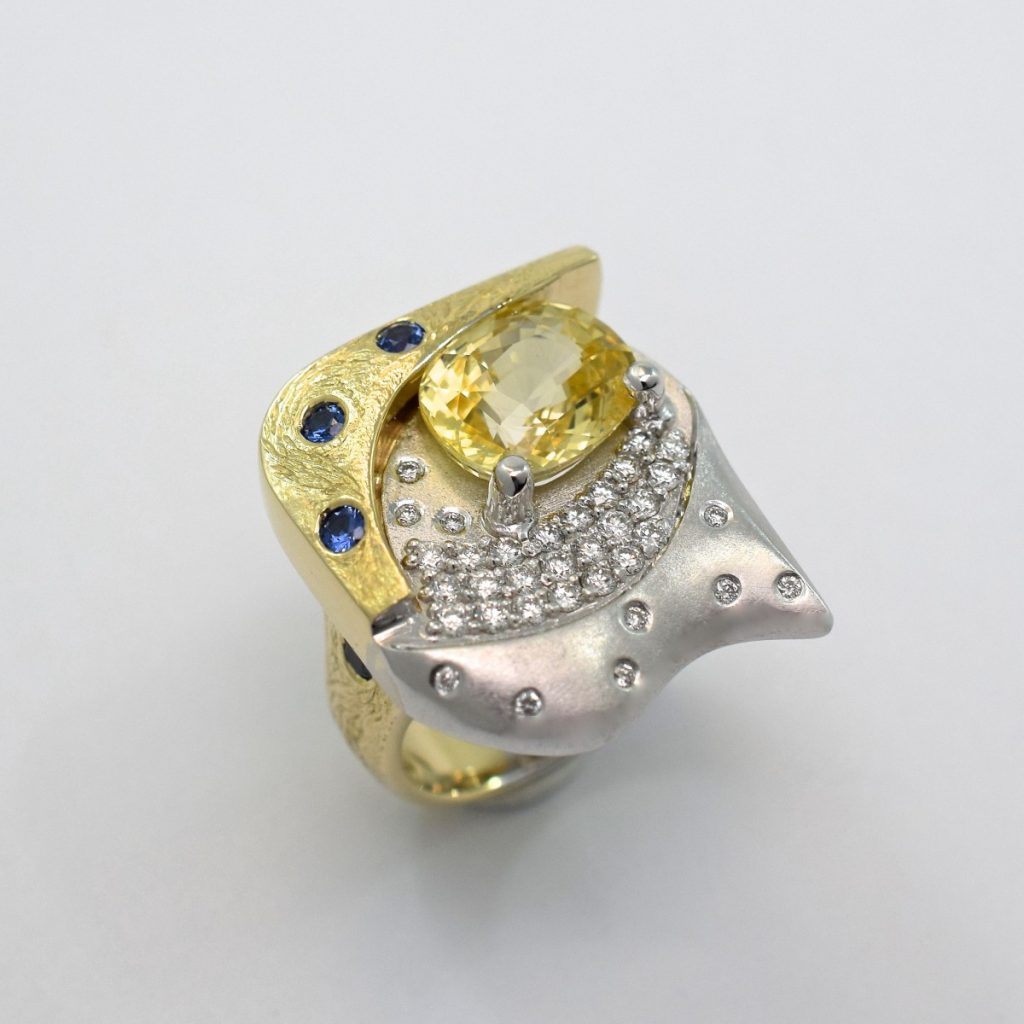 Starry Night Ring Design By Jim Omori - Omori Diamonds inc.