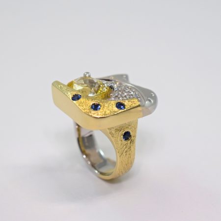 Starry Night Ring Design By Jim Omori - Omori Diamonds inc.