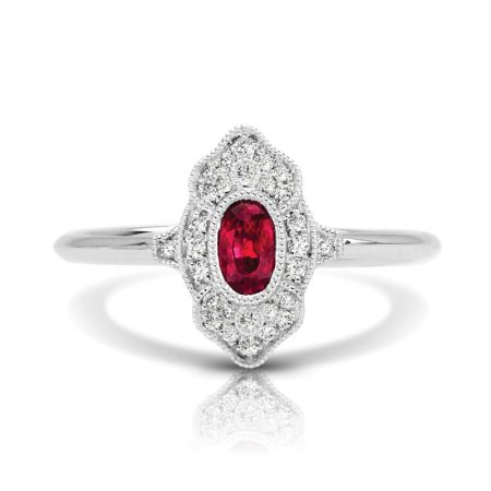 edwardian ruby engagement rings