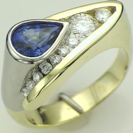 unique sapphire custom ring winnipeg