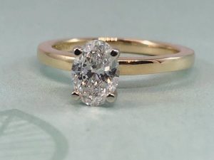 oval diamond ring in winnipeg