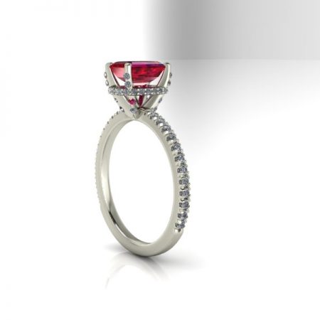 4 Custom Ruby Engagement Rings