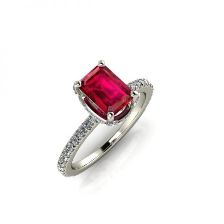 4 Custom Ruby Engagement Rings