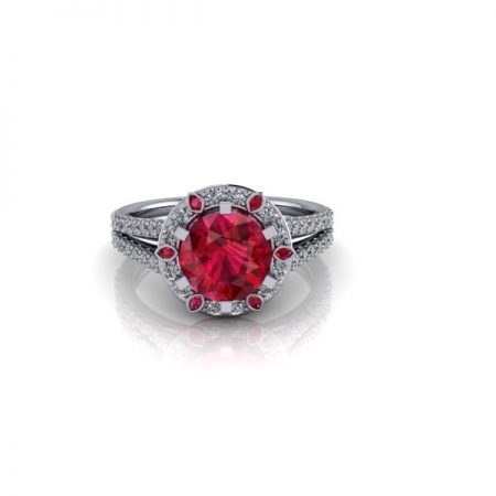4 Custom Ruby Engagement Rings