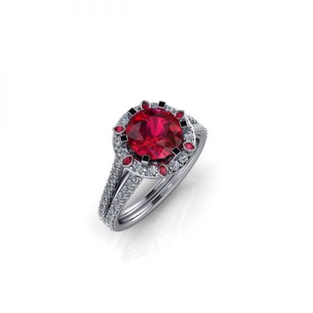 4 Custom Ruby Engagement Rings