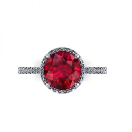 4 Custom Ruby Engagement Rings - Omori Diamonds inc.