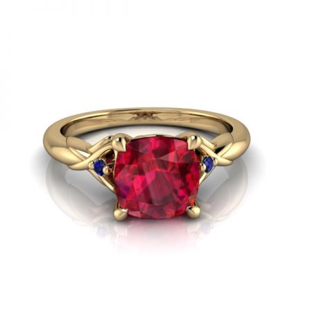 Ruby Engagement Rings Vintage Style