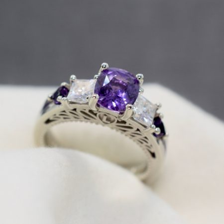 vintage sapphire engagement ring winnipeg