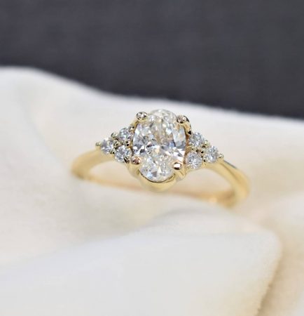 yellow gold engagement ring in winnipeg