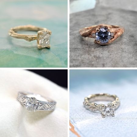 nature inspired engagement rings