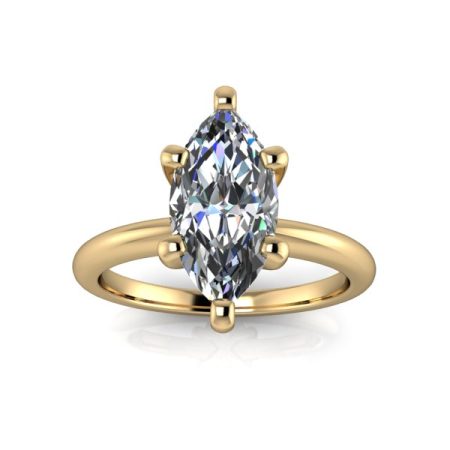 1.5 ct approx solitaire in yellow gold