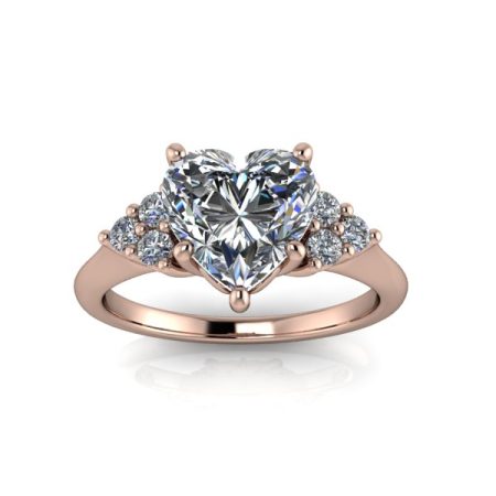 1.75 ct approx multi stone ring in rose gold