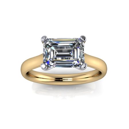 1.75 ct approx east-to-west solitaire engagement ring in yellow gold